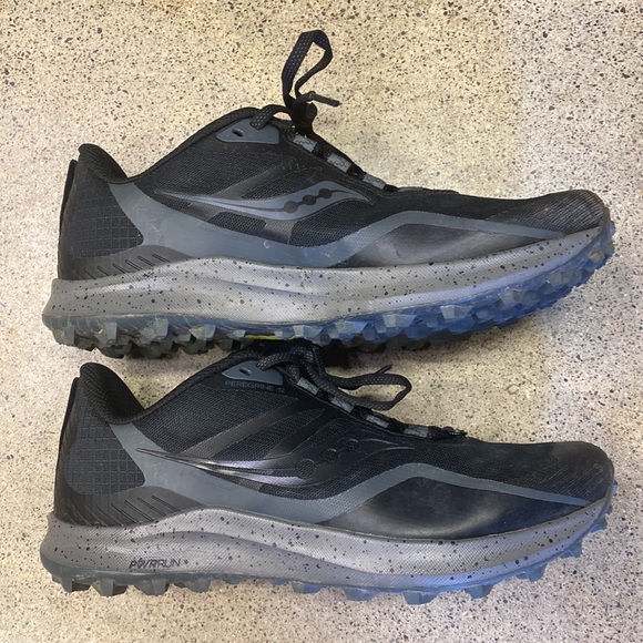 Saucony Peregrine 12 womens trail running hiking shoes 9 wide worn once w/box - Picture 3 of 12